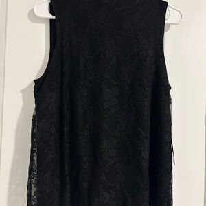Express Black Lace Tank Top